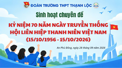 TUYÊN TRUYỀN KỶ NIỆM 70 NĂM NGÀY TRUYỀN THỐNG HỘI LIÊN HIỆP THANH NIÊN VIỆT NAM (15/10/1956 - 15/10/2026)